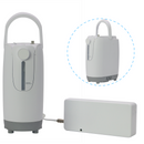 HACENOR 1-7L Adjustble Continuous Flow Portable Oxygen Concentrator With 2 Hours Battery For Travel Use DZ-1BCW