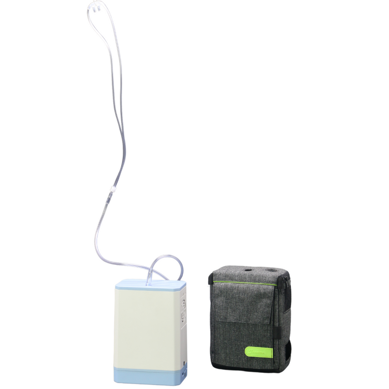 HACENOR Newest Portable 3L Continuous Flow Oxygen Concentrator With 4 Hours Battery JQ-MINI-01