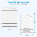 HACENOR Mini Portable Internal Battery 1-2L Oxygen Concentrator Two Flow Mode Travel Friendly Use FYY-03