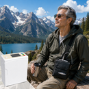 HACENOR 93% High Purity Continuous and Pulse Flow Small 1-8L Portable Oxygen Concentrator Machine with 4 Hours Battery Low Noise CHO-06