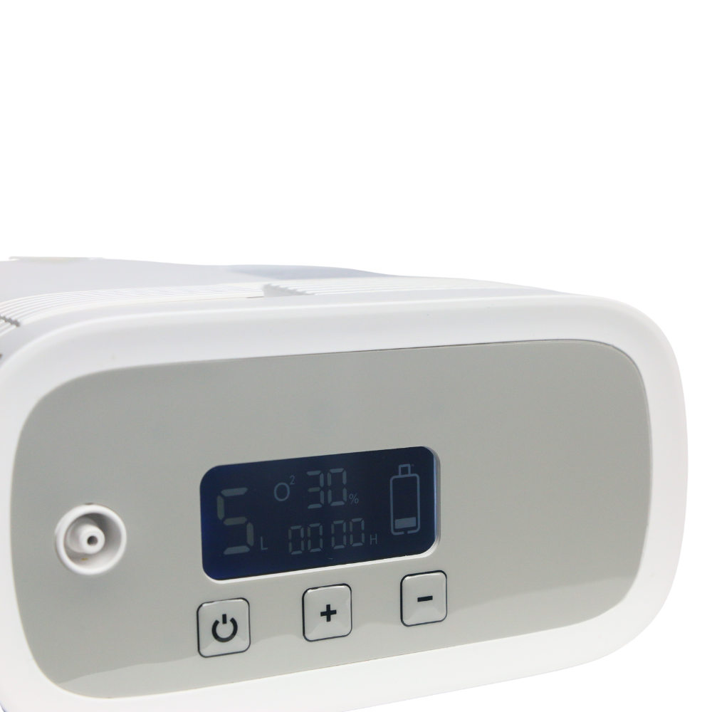 Small 1-5L Continuous Flow Portable Oxygen Concentrator | 2.5 Hours ...