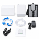 HACENOR Comapct Size 3 Liters Continuous Flow Quiet Portable Oxygen Concentrator with 8 Hours Long Battery Life for Everyday Use HCN-M01
