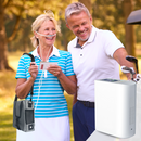 HACENOR Mini Quiet 1-7L Adjustable Continuous&Pulse Flow Portable Oxygen Concentrator with Long-life Battery for Outdoor Use POC-07