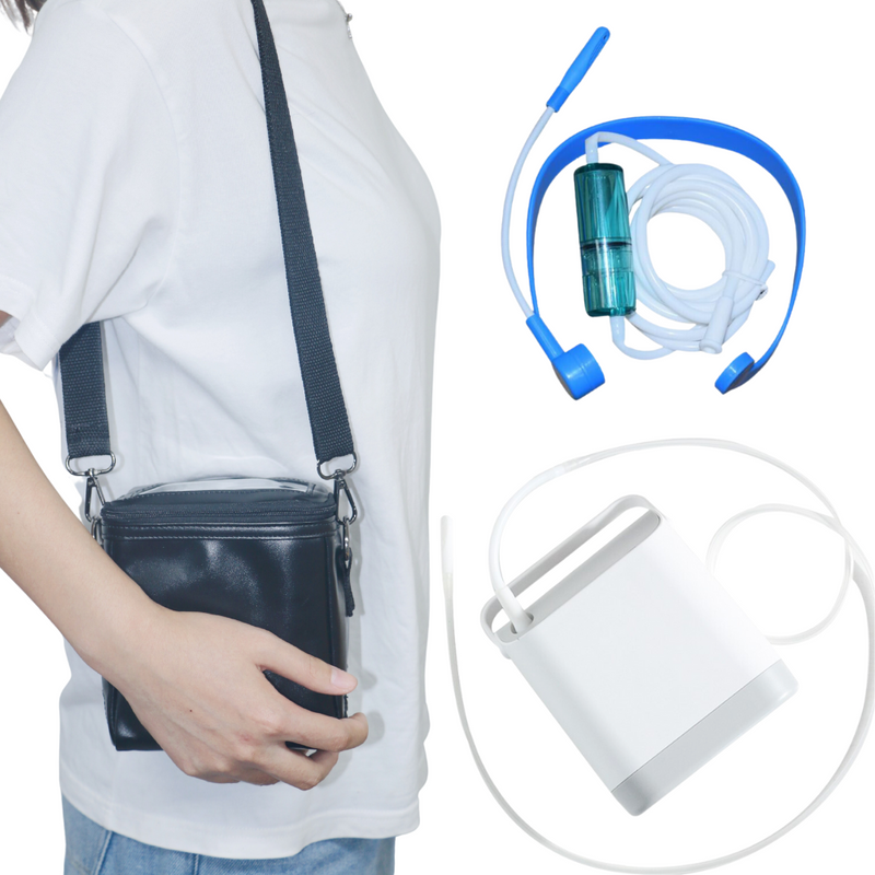 HACENOR Mini Size Portable 1.5L 4 Hours Battery Oxygen Concentrator For High Altitude Use - FYY-01