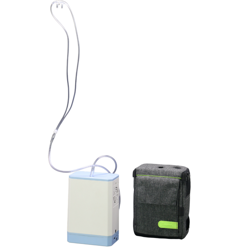 HACENOR Used Travel Use Small Portable 3L Battery Continuous Flow Oxygen Concentrator With Long Life Battery JQ-MINI-01