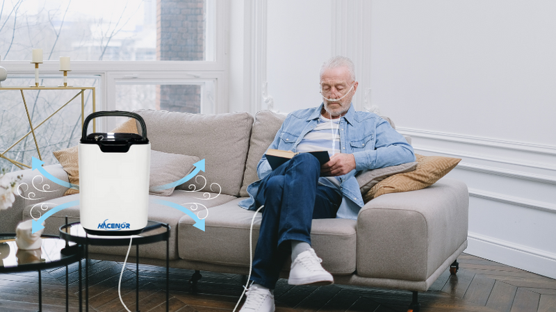 1-9 Liters Adjustable Oxygen Concentrator | 93% Oxygen Purity Oxygen ...
