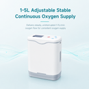 HACENOR 1-5L Adjustable Continuous Flow Portable Oxygen Concentrator HCN-5B