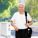 HACENOR 5 Liter Continuous Oxygen Concentrator With Battery For Travel - HCN-5B