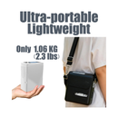 HACENOR 1-8L Continuous and Pulse Flow Portable Oxygen Concentrator Machine with Long-life Battery For Short Trip Travel Use CHO-06