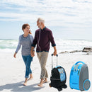 HACENOR Portable 1-5L Adjustable Continuous Flow Oxygen Concentrator With 2 Hours Battery  POC-05