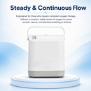 HACENOR Mini Portable 1.5L Fixed Continuous Flow 9 Hours Internal Battery Oxygen Concentrator For Travel Use FYY-01
