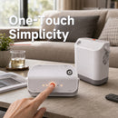 HACENOR Mini Portable 1.5L Fixed Continuous Flow 9 Hours Internal Battery Oxygen Concentrator For Travel Use FYY-01