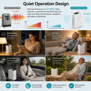 HACENOR Small 7L Portable Battery Oxygen Concentrator Two Flow Modes Low Noise Work All Night Continuously POC-07