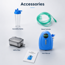 HACENOR Home Use 5L Oxygen Concentrator for Sleeping Use All Night POC-04