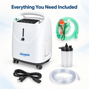 HACENOR Home Use Medical Grade 5L Continuous Flow 93% High Purity Oxygen Concentrator - Aeroxi5
