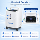 HACENOR Home Use Medical Grade 5L Continuous Flow 93% High Purity Oxygen Concentrator - Aeroxi5