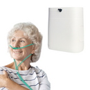 HACENOR Small 1-5L Adjustable Continuous Flow Portable Oxygen Concentrator 90% High Purity With Long-time Working Battery 1001S