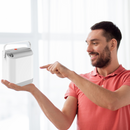 HACENOR Lightweight And Mini Portable 1.5L Fixed Continuous Flow Oxygen Concentrator With 4 Hours Internal Battery Low Noise For Plateaus Use FYY-01