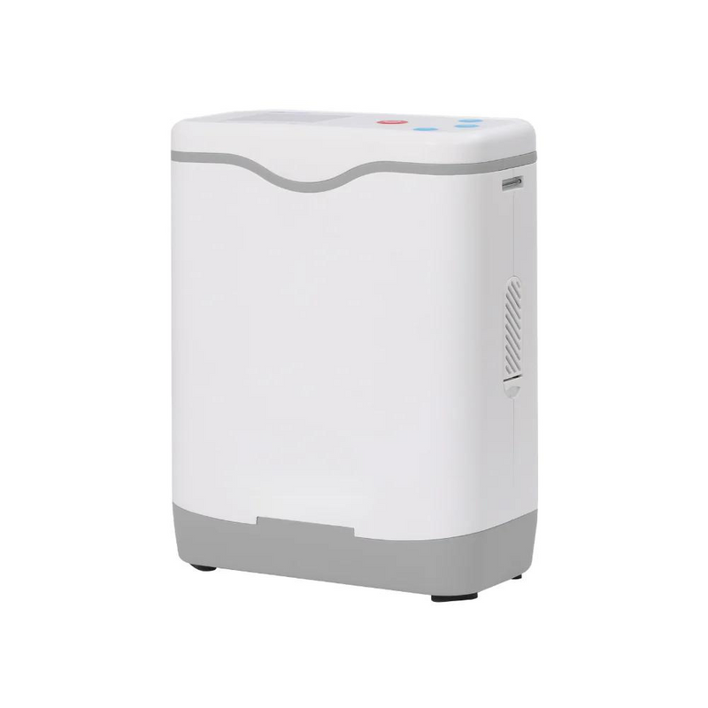 HACENOR 1-5L Adjustable Continuous Flow Battery Oxygen Concentrator With Voice Function - HCN-5B