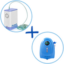 HACENOR Portable 3L Battery Oxygen Concentrator For Outside Use JQ-MINI-01&Home Use 1-5L Adjustable 93% Purity Continuous Flow Oxygen Concentrator POC-04