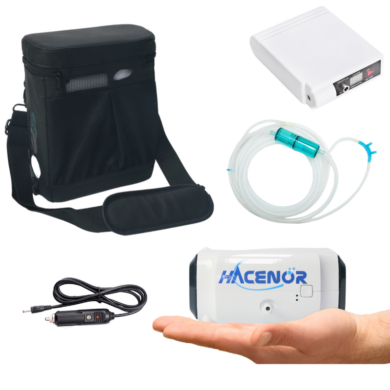 HACENOR Prime Day Travel Use Battery Oxygen Concentrator HC-30M