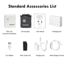 HACENOR Mini Quiet 1-8L Continuous&Pulse Flow Portable Oxygen Concentrator with Long-life Battery CHO-08