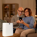 HACENOR Small 5L Portable Long-time Working Battery Oxygen Concentrator Continuous Flow 24/7 Low Noise 1001S