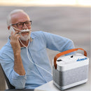 HACENOR 1-3L Travel Use Portable Oxygen Concentrator 90% High Purity Low Noise With 4.5 Hours Battery 1001BX