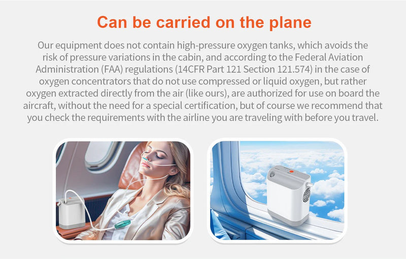Small Portable 1.5L With 9 Hours Internal Battery Oxygen Concentrator ...