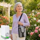 HACENOR Low Noise Small 3L Continuous Flow Portable Oxygen Concentrator With 8 Hours Battery HCN-M01