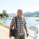 HACENOR Low Noise Mini Portable 1.5L Fixed Continuous Flow Oxygen Concentrator With 9 Hours Battery Air Travel Friendly FYY-01