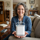 HACENOR Lightweight Small Portable 1.5L Fixed Continuous Flow Oxygen Concentrator Low Noise With Long-time Working 9 Hours Battery FYY-01