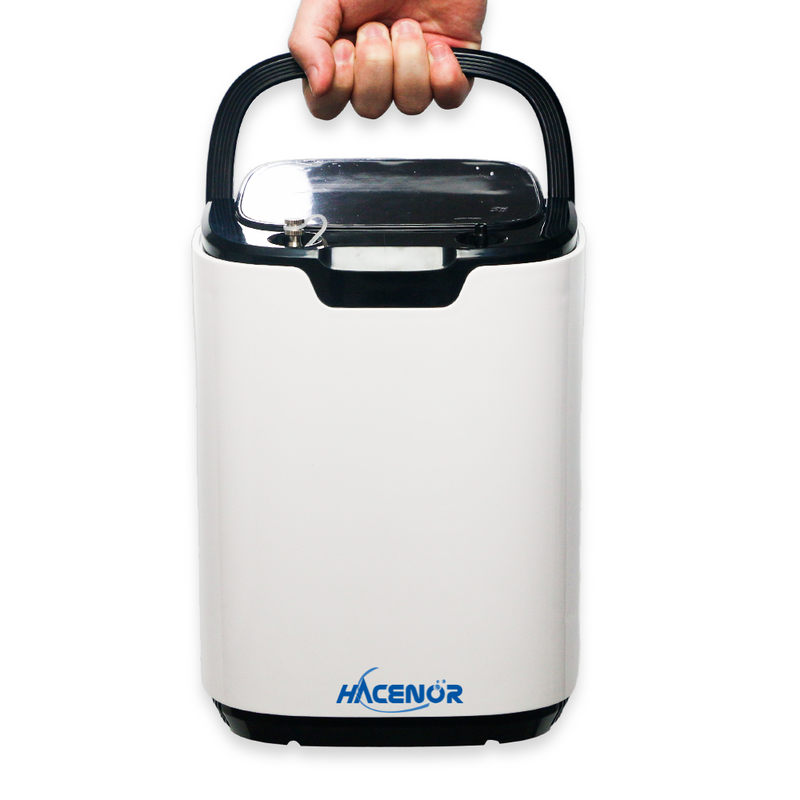 HACENOR Low Noise 1-9L Adjustable Oxygen Concentrator For Sleeping Use - HOC-02