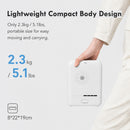 HACENOR Mini Quiet 1-8L Continuous&Pulse Flow Portable Oxygen Concentrator with Long-life Battery CHO-08
