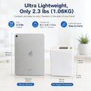 HACENOR 93% High Purity Continuous and Pulse Flow Small 1-8L Portable Oxygen Concentrator Machine with 4 Hours Battery Low Noise CHO-06