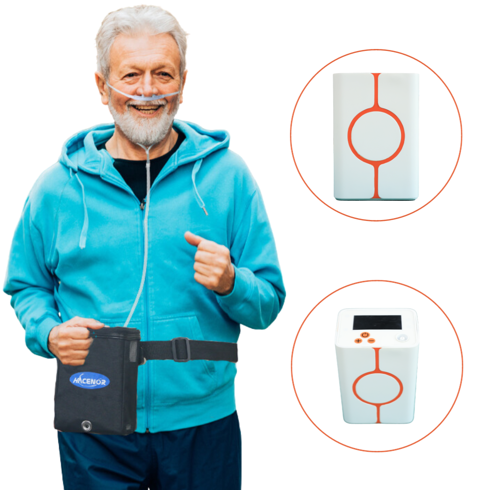 Hand Held O2 Machine 1-5L Smallest Oxygen Concentrator | Portable oxygen | Pulse Dose ...