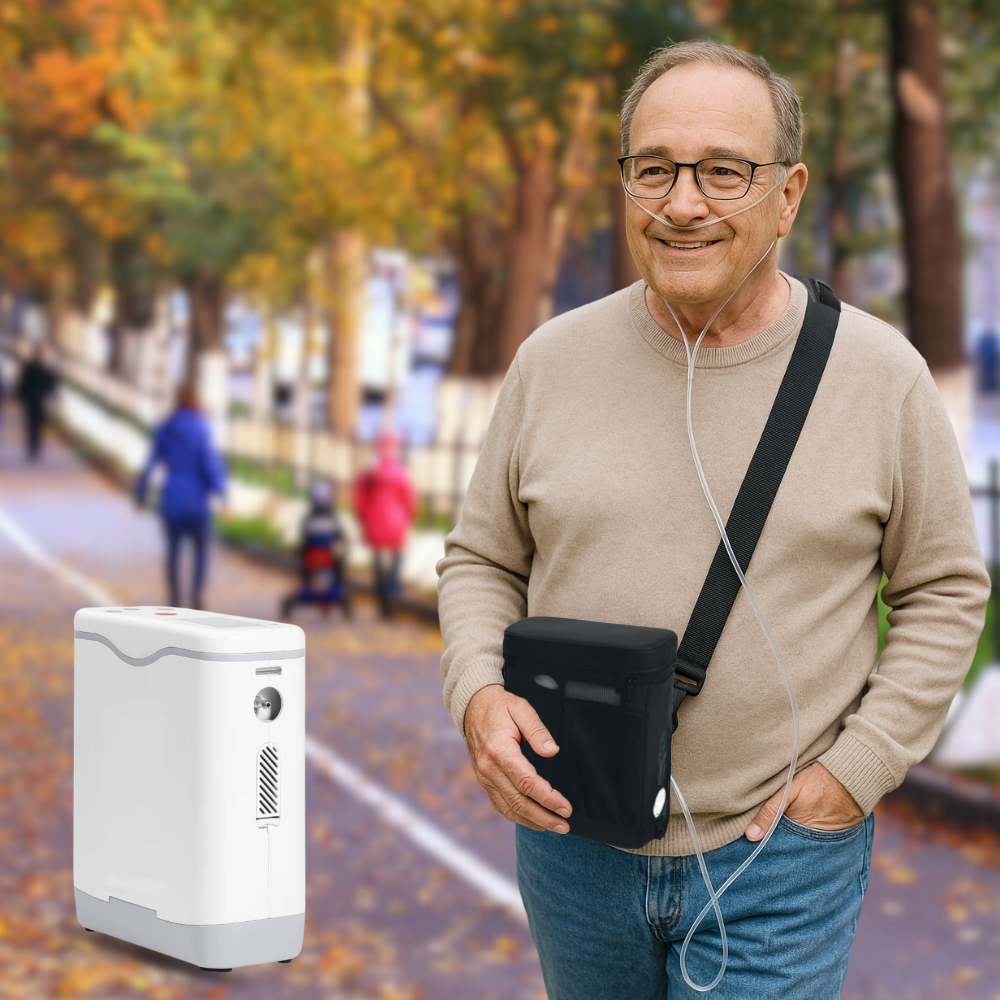 5LPM Portable Oxygen Concentrator Carry Around | Travel Use Oxygen ...