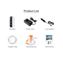 HACENOR Low Noise Mini Vehicle Travel Use 1L Continuous Flow Oxygen Concentrator KJ-8000