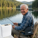 HACENOR 93% Purity Small Continuous and Pulse Flow 1-8L Portable Oxygen Concentrator with 4-8 Hours Battery For Travel Use CHO-06