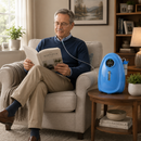 HACENOR Home Use 5L Oxygen Concentrator for Sleeping Use All Night POC-04
