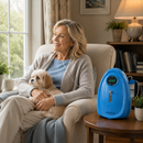 HACENOR 1-5L Adjustable 93% Purity Continuous Flow Oxygen Concentrator For 24/7 Work POC-04