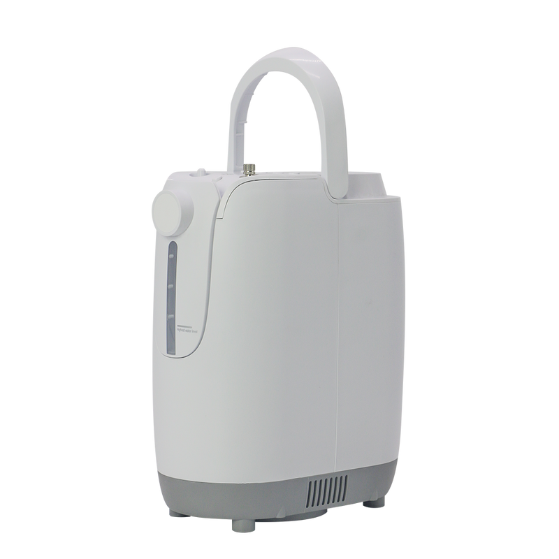 HACENOR Portable Battery 1-7L Contiuous Flow Oxygen Concentrator With Atomizing Function DZ-1BCW