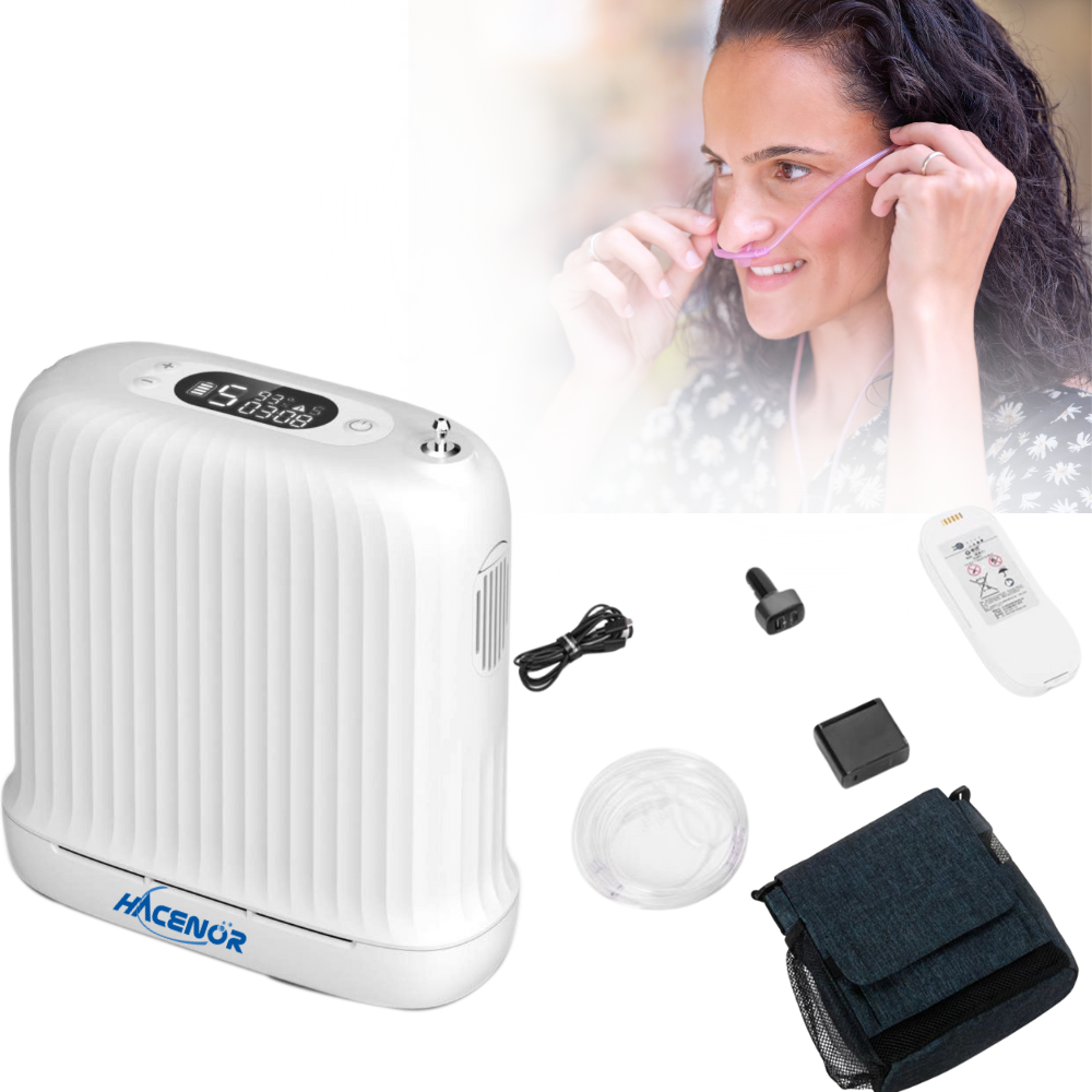 5L Mini Battery Portable Oxygen Concentrator | 1-5L Adjustable Portable ...
