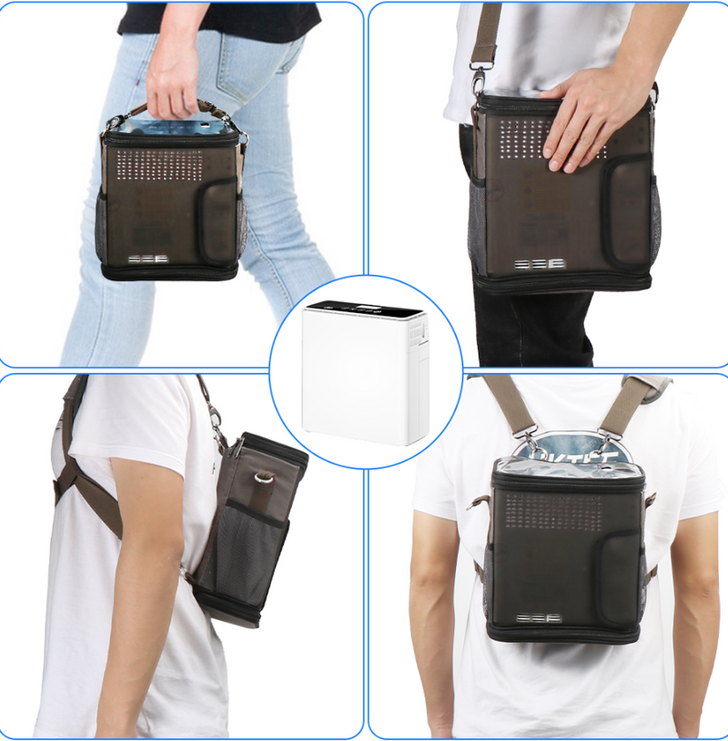 HACENOR 6 Liters Portable Oxygen Concentrator With Battery For Outdoor Use - SJ-OX1C