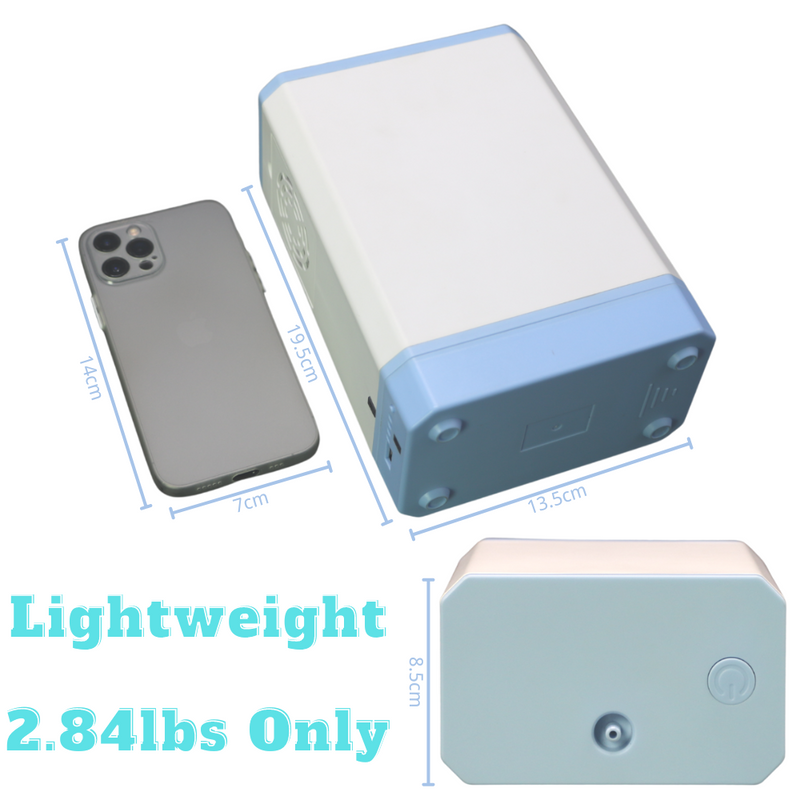 Mini Lightweight 3L Portable Oxygen Concentrator | With 2 Hours Battery