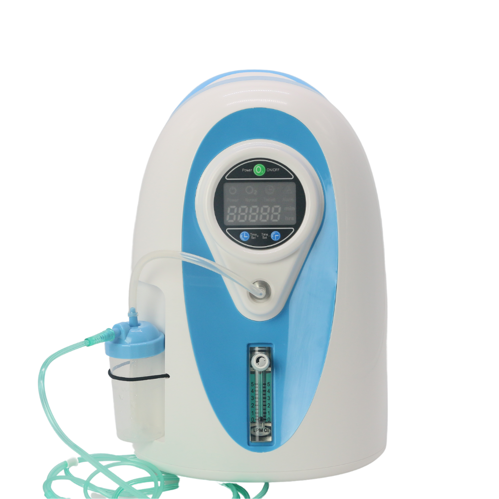 1-5L Continuous Flow Oxygen Concentrator | Home Use | 96% High Purity