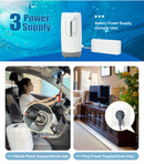 HACENOR 1-7L Adjustble Continuous Flow Portable Oxygen Concentrator With 2 Hours Battery For Travel Use DZ-1BCW