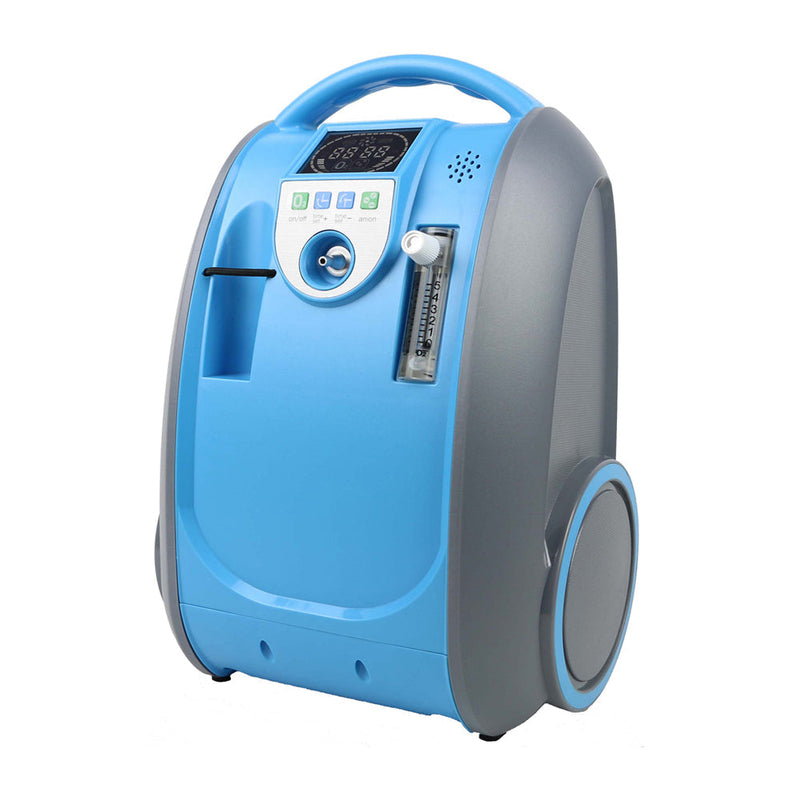 HACENOR 5L Portable Battery Oxygen Concentrator Machine with 90% Oxygen Purity- POC-05