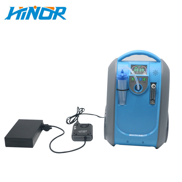 HACENOR 5L High Purity Portable Battery Oxygen Concentrator With Low Noise - POC-05